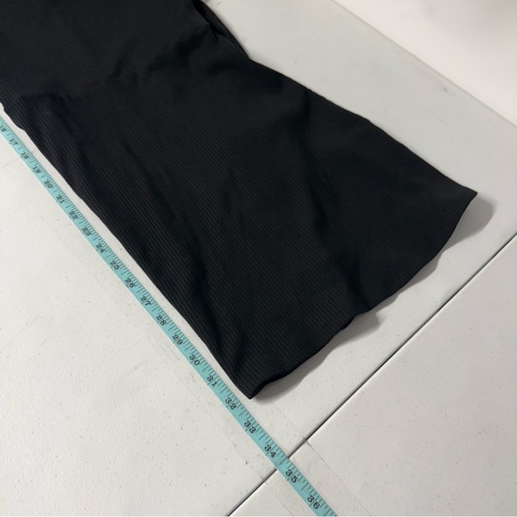 Reformation Jeans Linah Mini Fit and Flare Dress Black Puff Shoulders Small - Picture 6 of 13